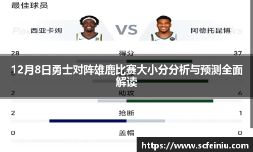 12月8日勇士对阵雄鹿比赛大小分分析与预测全面解读